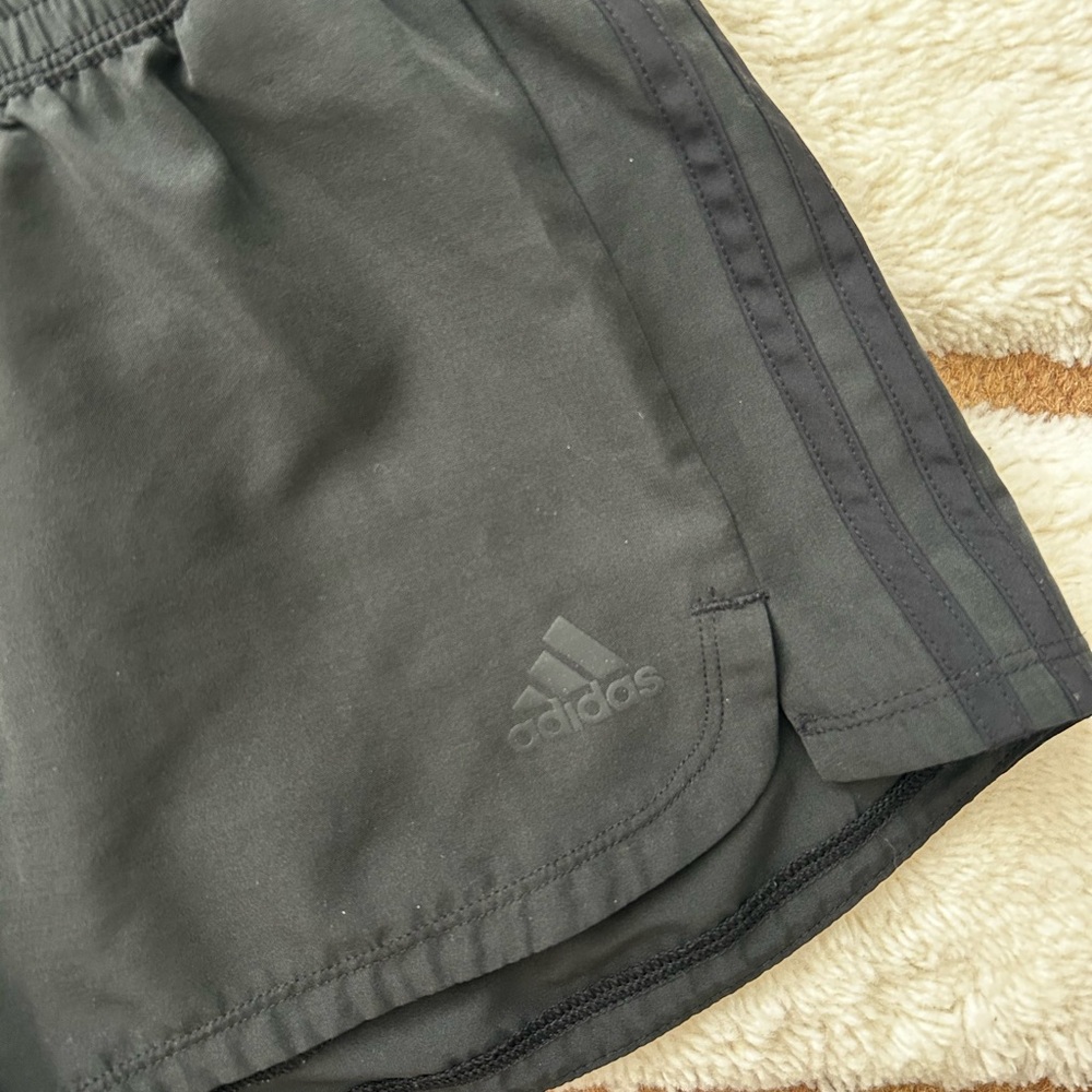 adidas Women's Black Athletic Training Shorts - Picture 2 of 3